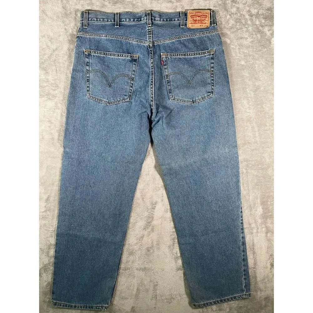 Vintage Levi's 550 Relaxed Fit Jeans Mens 38x30 (Actual‎ 38x29) Blue Jean Denim